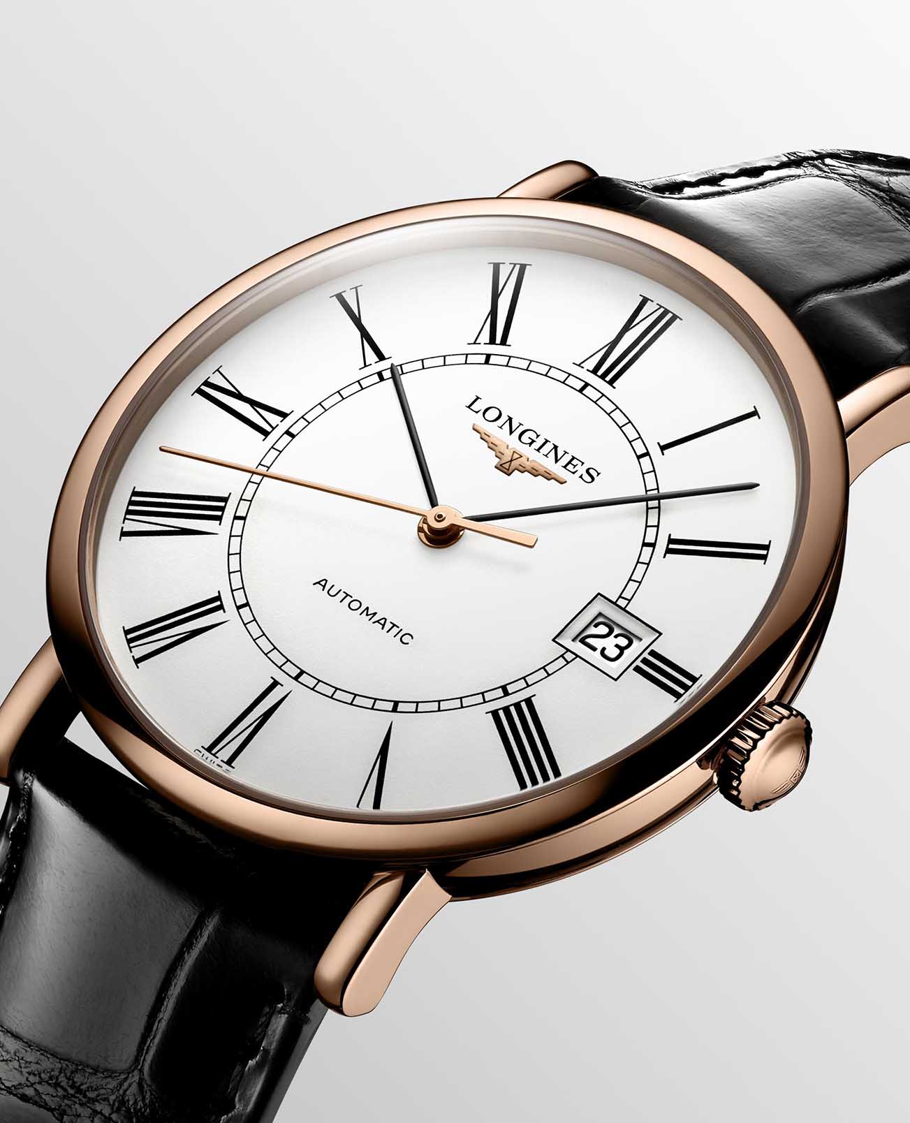 Longines Longines Elegant Collection L4.787.8.11.0  , наручные мужские часы фото под углом